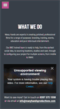 Mobile Screenshot of manyhandsproductions.com